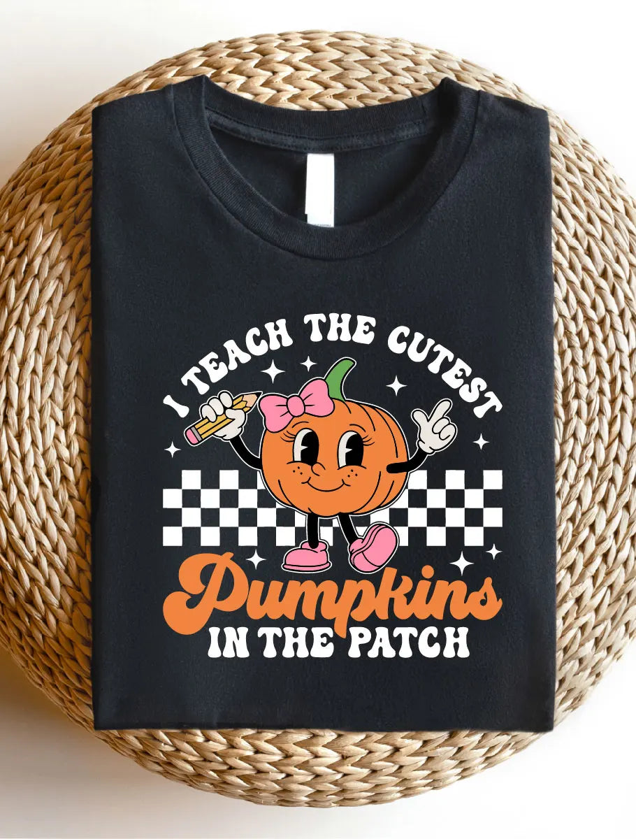 Teacher Pumpkin Fall T-Shirt